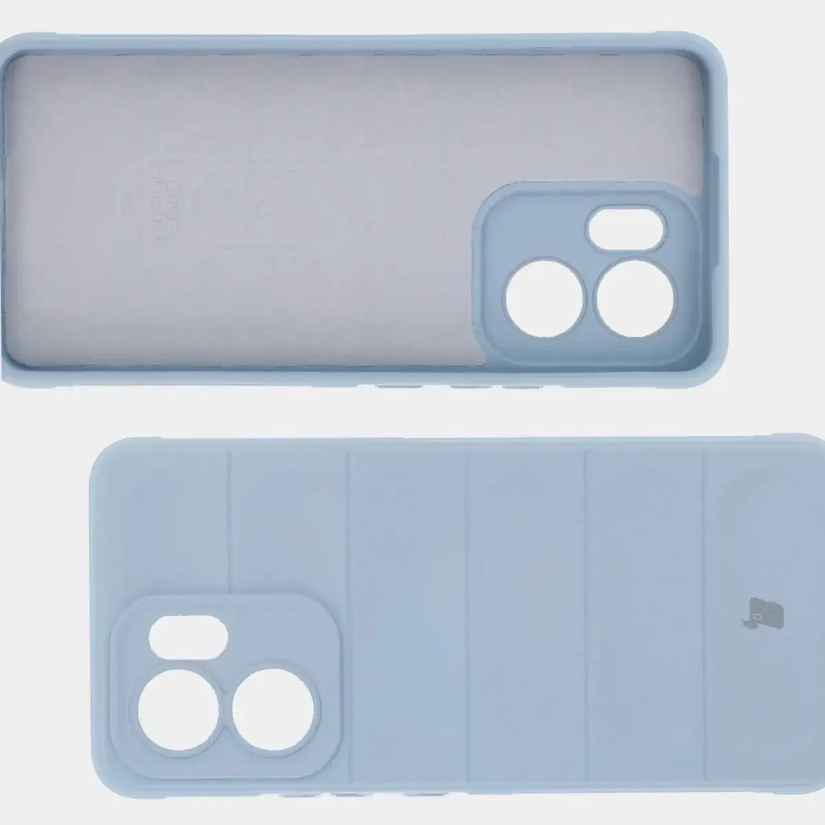 Robuste Handyhülle für Oppo Reno13 F, Bizon Case Tur, Hellblau