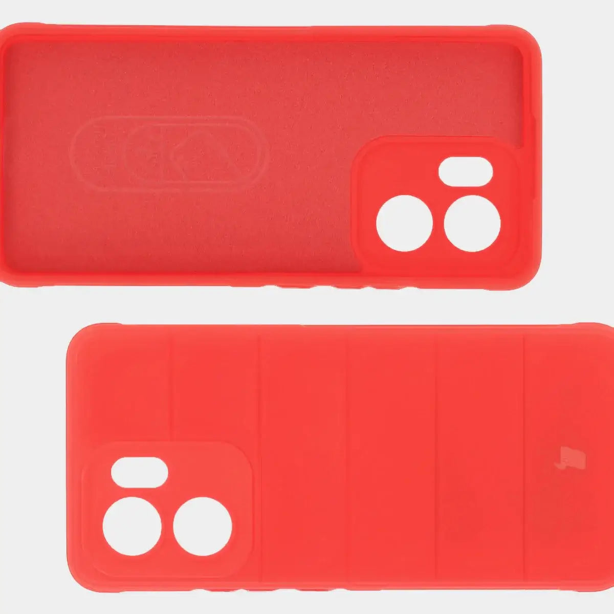 Robuste Handyhülle für Oppo Reno13 F, Bizon Case Tur, Rot