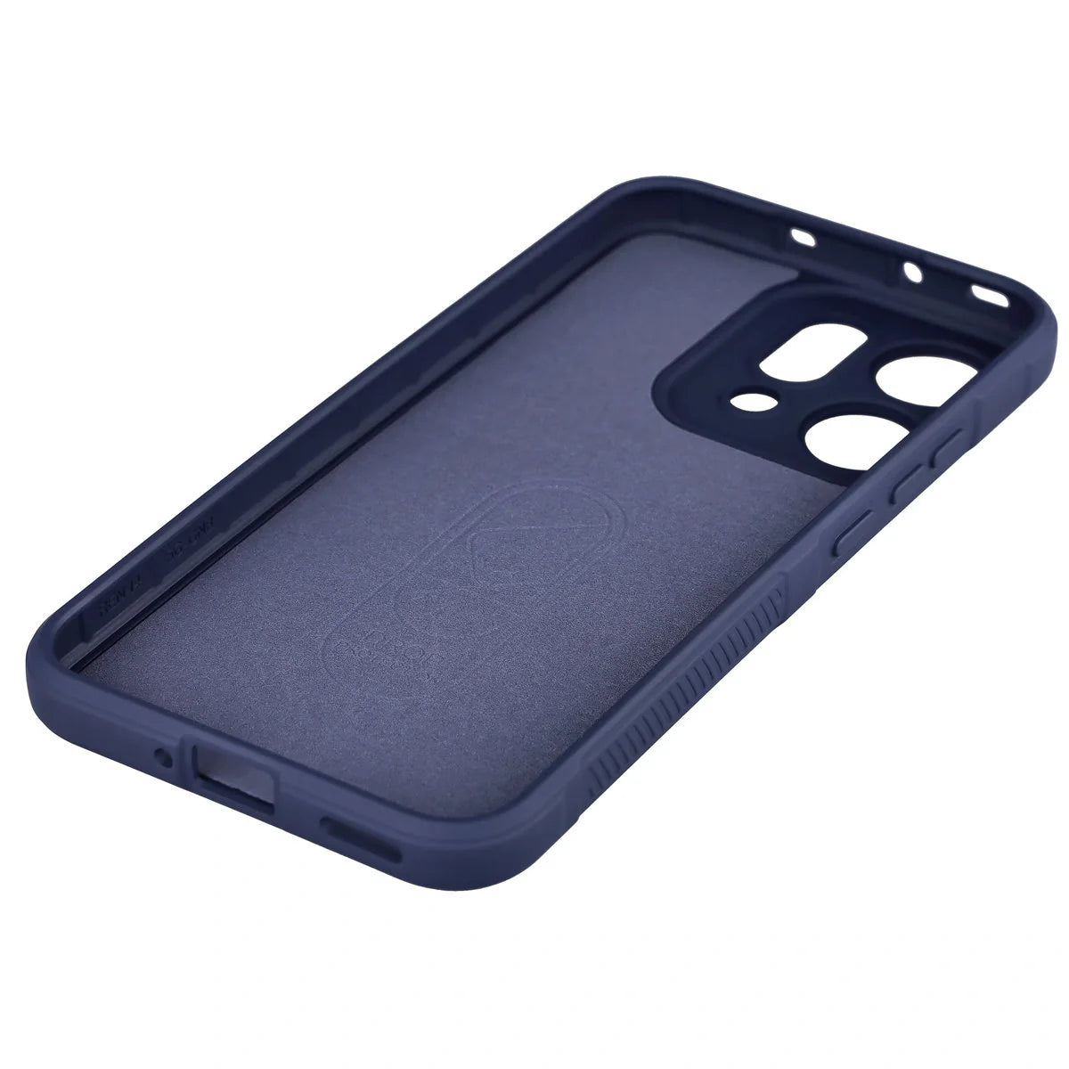 Robuste Handyhülle für Oppo Reno 14, Bizon Case Tur, Dunkelblau