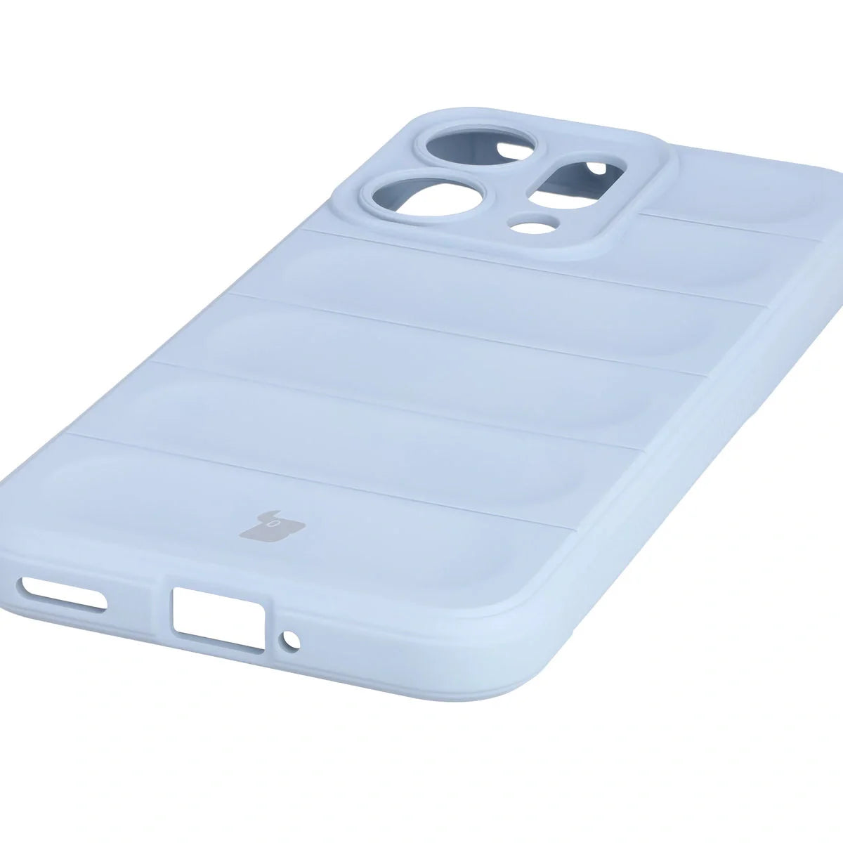 Robuste Handyhülle für Oppo Reno 14, Bizon Case Tur, Hellblau
