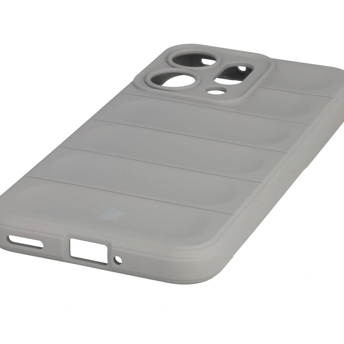 Robuste Handyhülle für Oppo Reno 14, Bizon Case Tur, Hellgrau