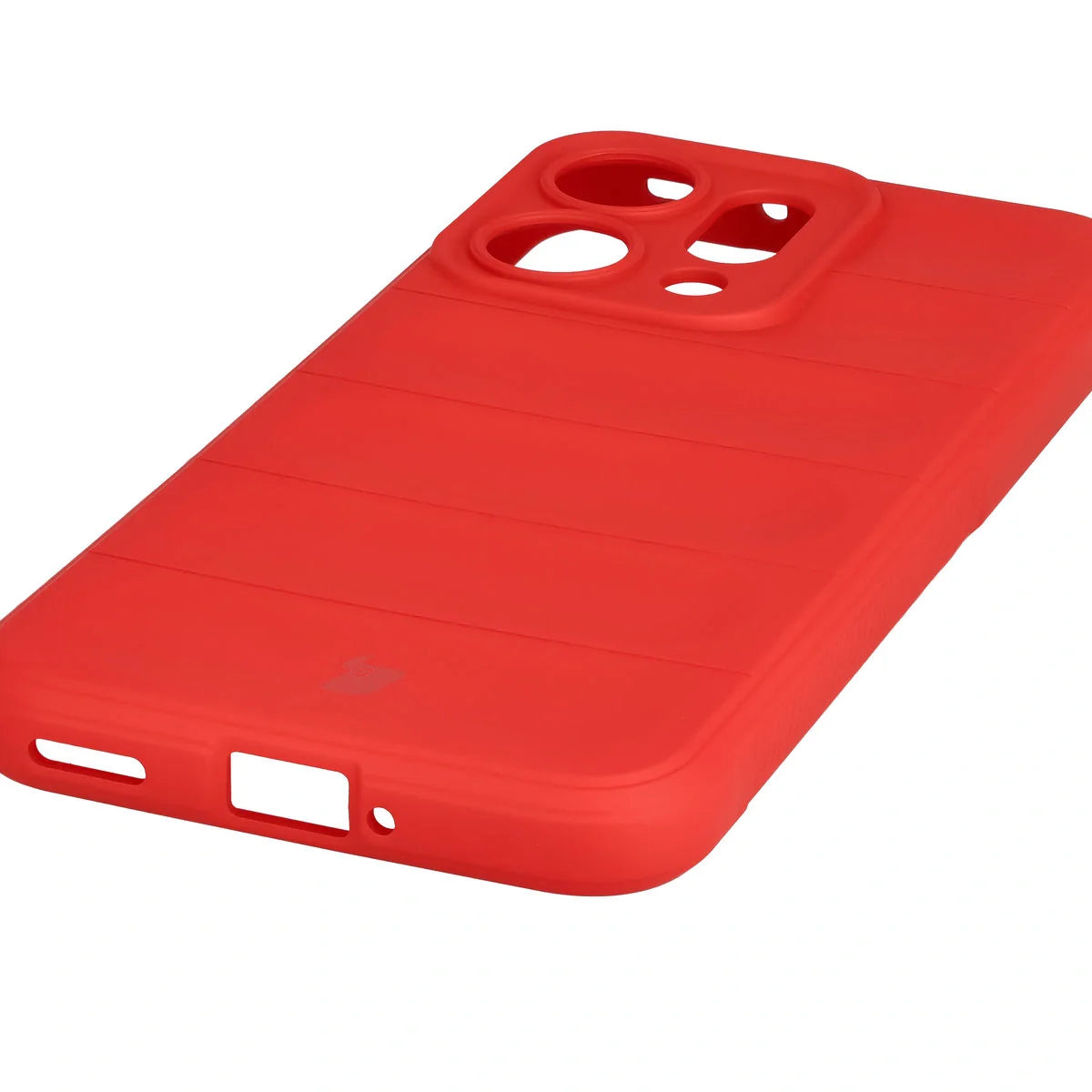 Robuste Handyhülle für Oppo Reno 14, Bizon Case Tur, Rot