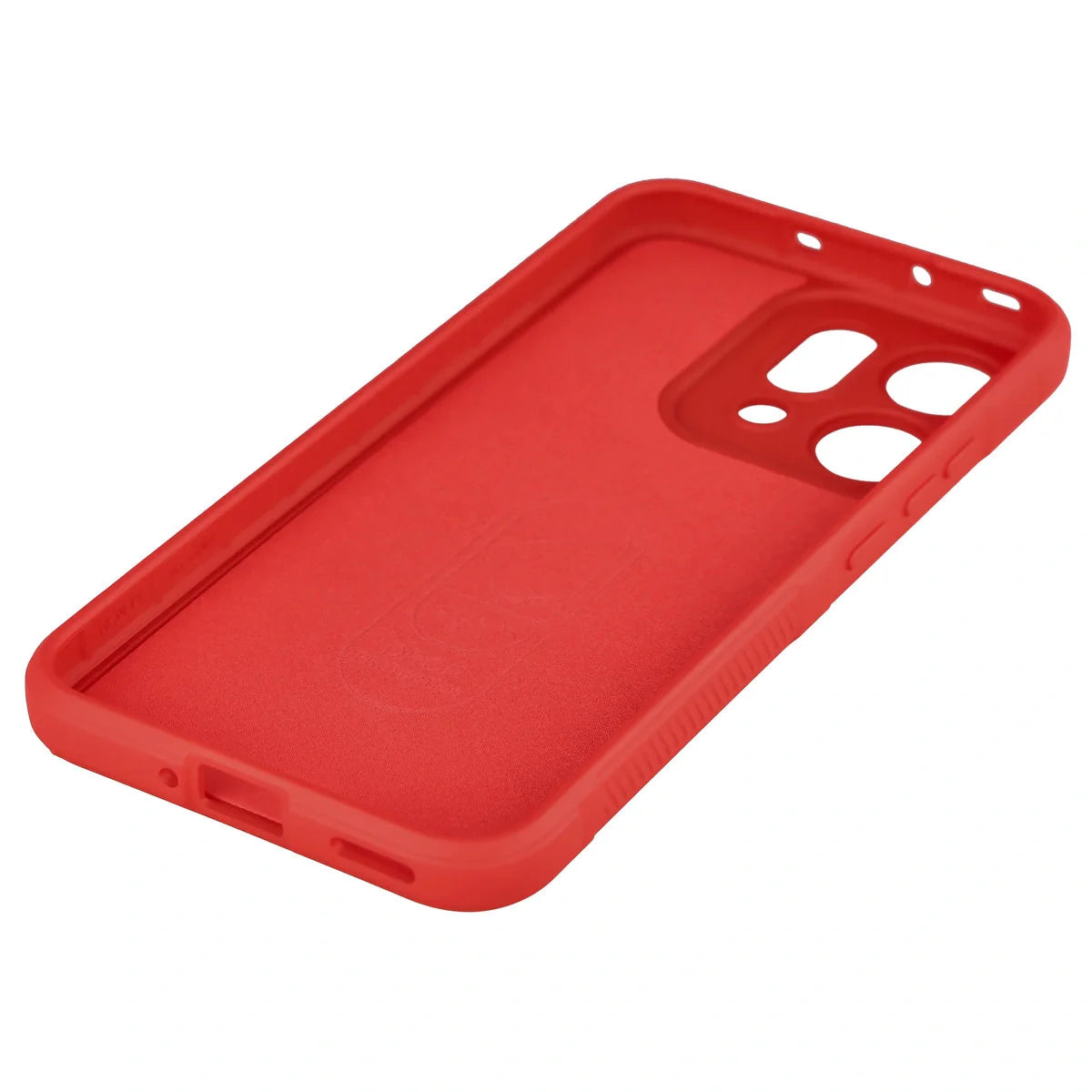 Robuste Handyhülle für Oppo Reno 14, Bizon Case Tur, Rot