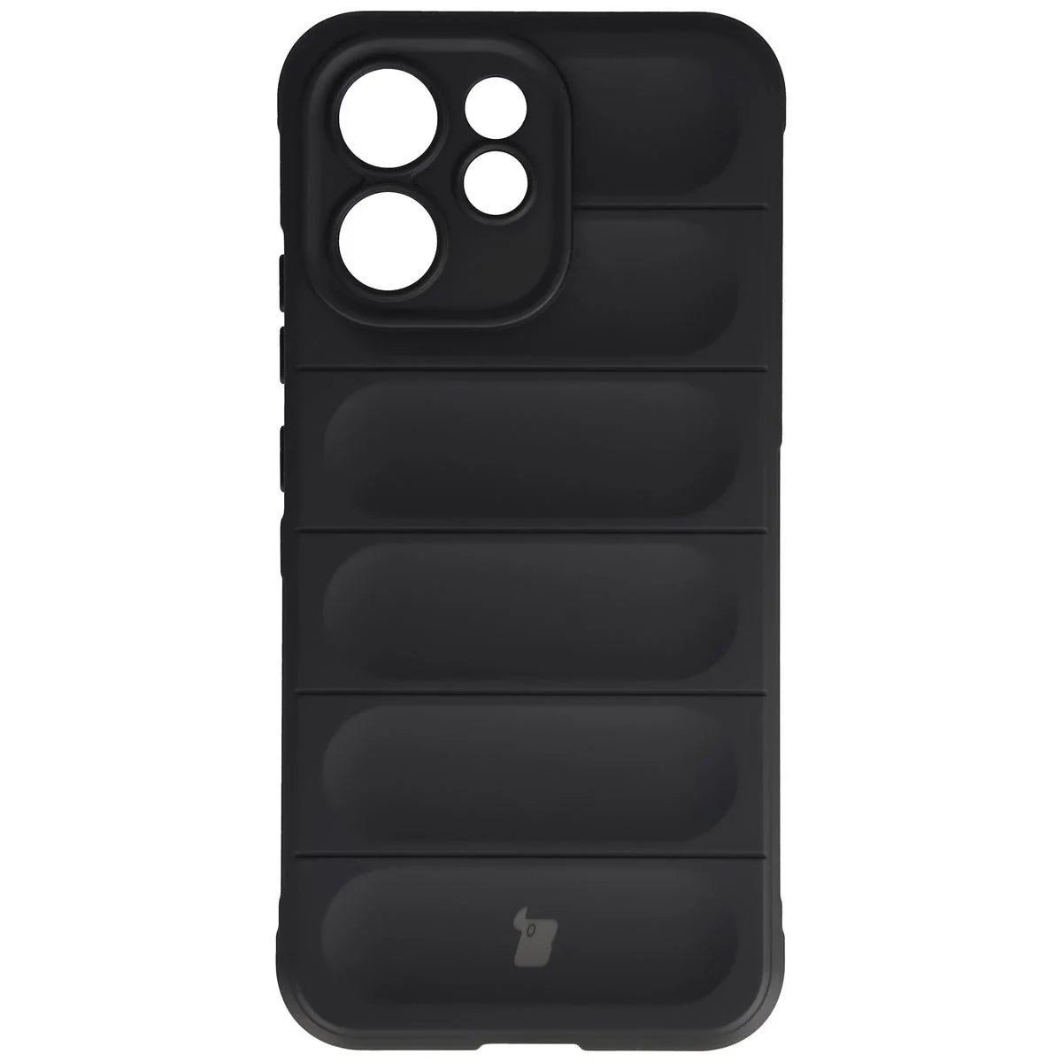 Robuste Handyhülle für Oppo Reno 15 F / FS, Bizon Case Tur, Schwarz