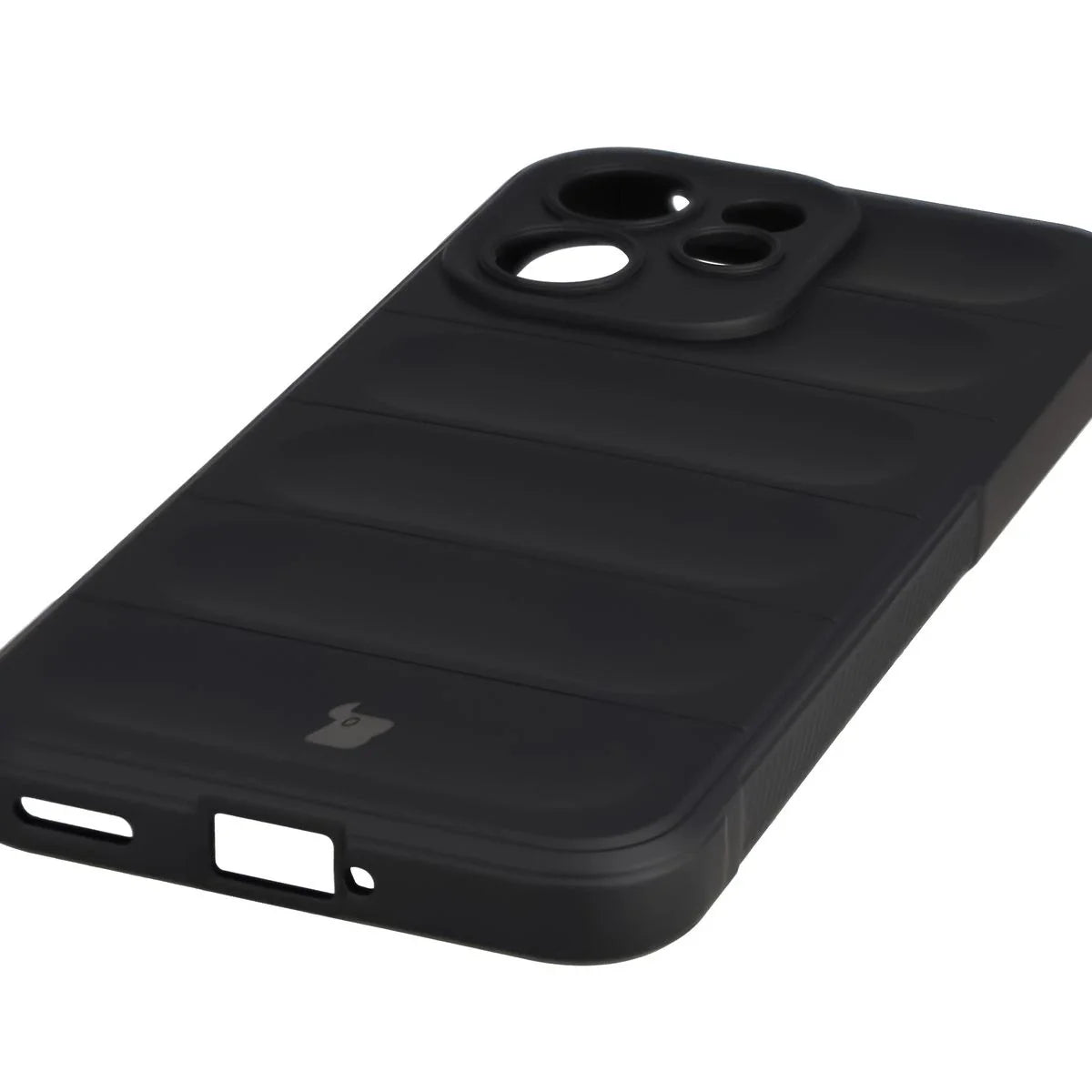 Robuste Handyhülle für Oppo Reno 15 F / FS, Bizon Case Tur, Schwarz