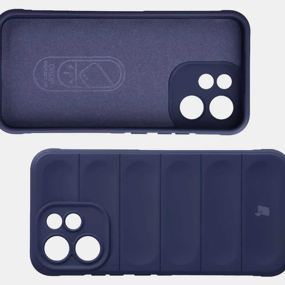 Robuste Handyhülle für Oppo Reno 15 F / FS, Bizon Case Tur, Dunkelblau
