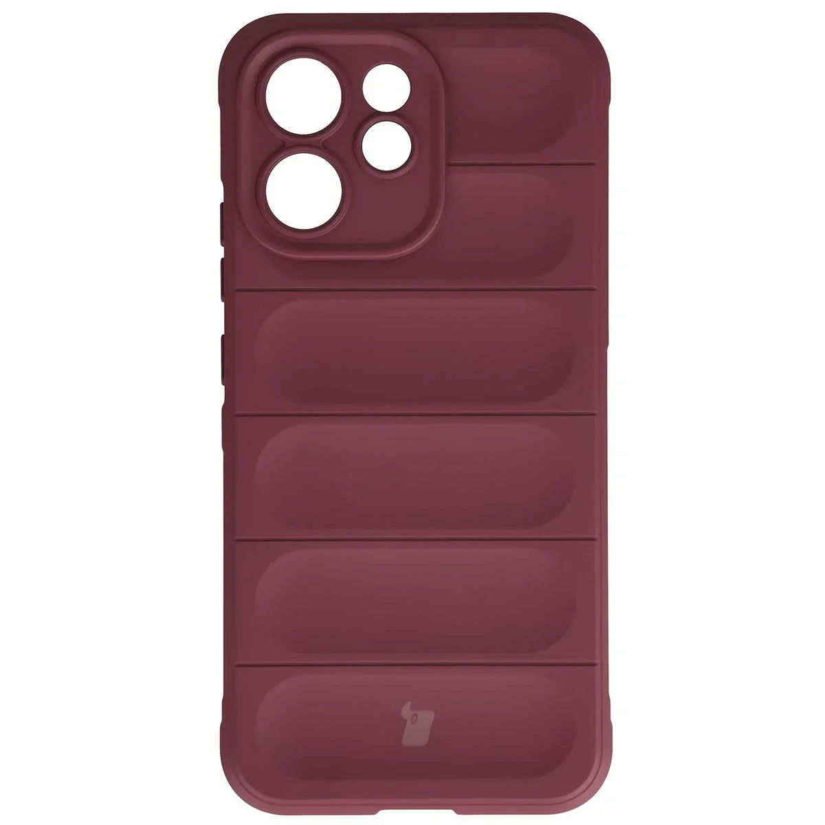 Robuste Handyhülle für Oppo Reno 15 F / FS, Bizon Case Tur, Burgunderrot