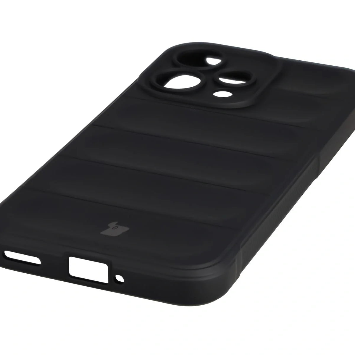 Robuste Handyhülle für Oppo Reno 15, Bizon Case Tur, Schwarz