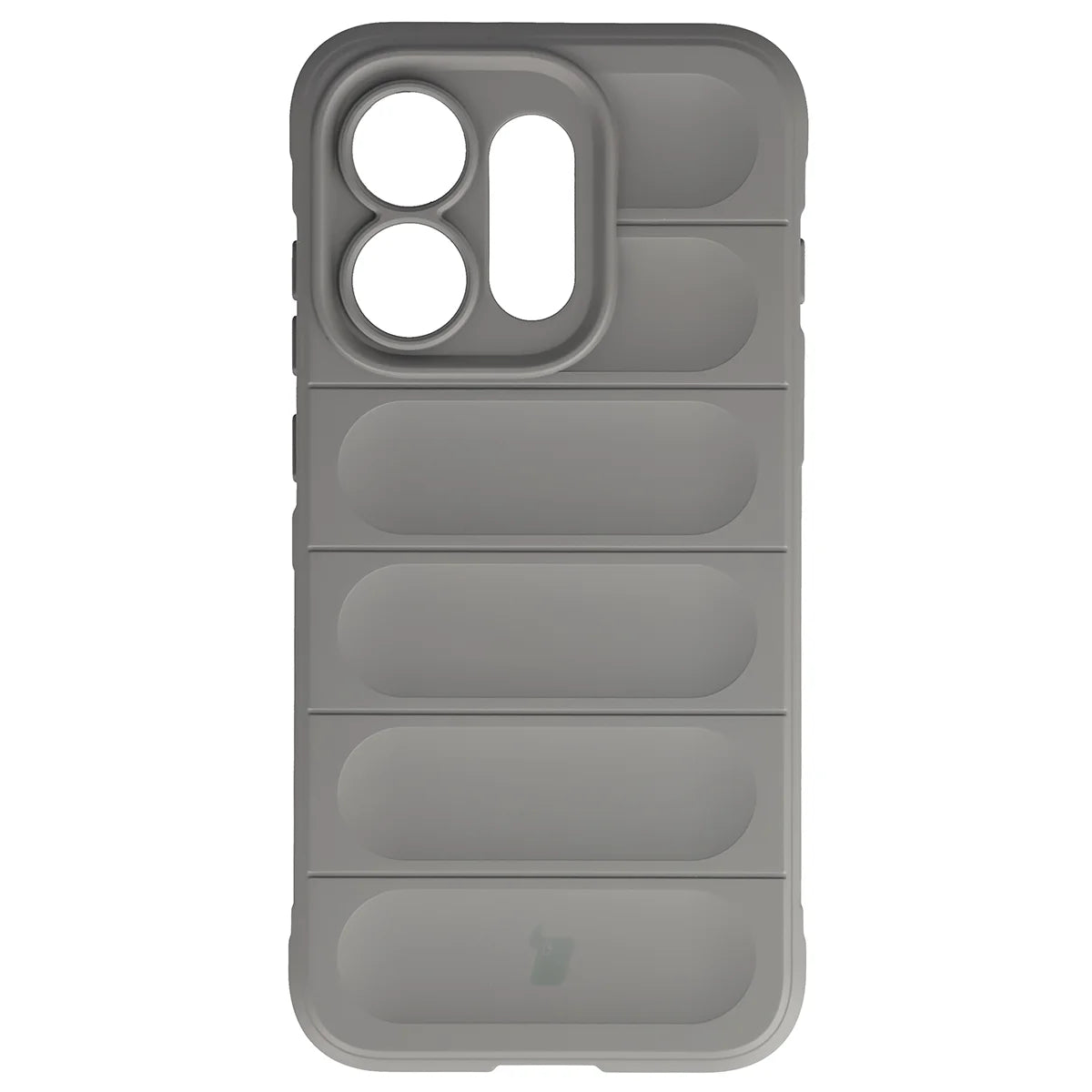 Robuste Handyhülle für Oppo Reno16 / Reno16 Pro 5G, Bizon Case Tur, Hellgrau