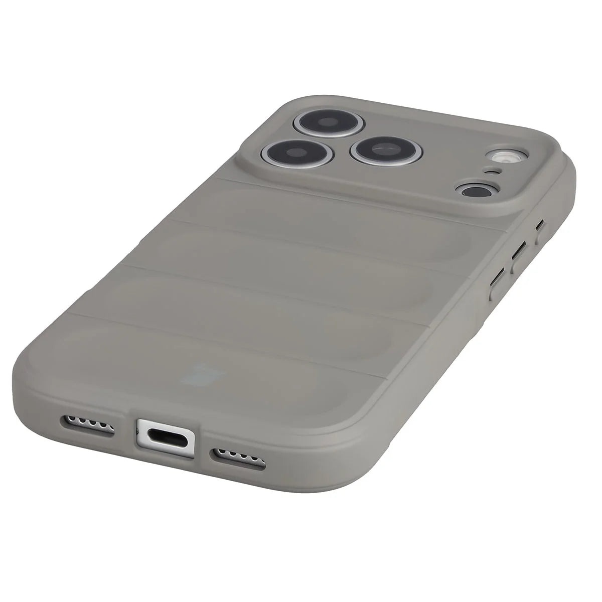 Robuste Handyhülle + gehärtetem Glas für iPhone 18 Pro / 17 Pro, Bizon Tur Pack, Hellgrau (4/10)