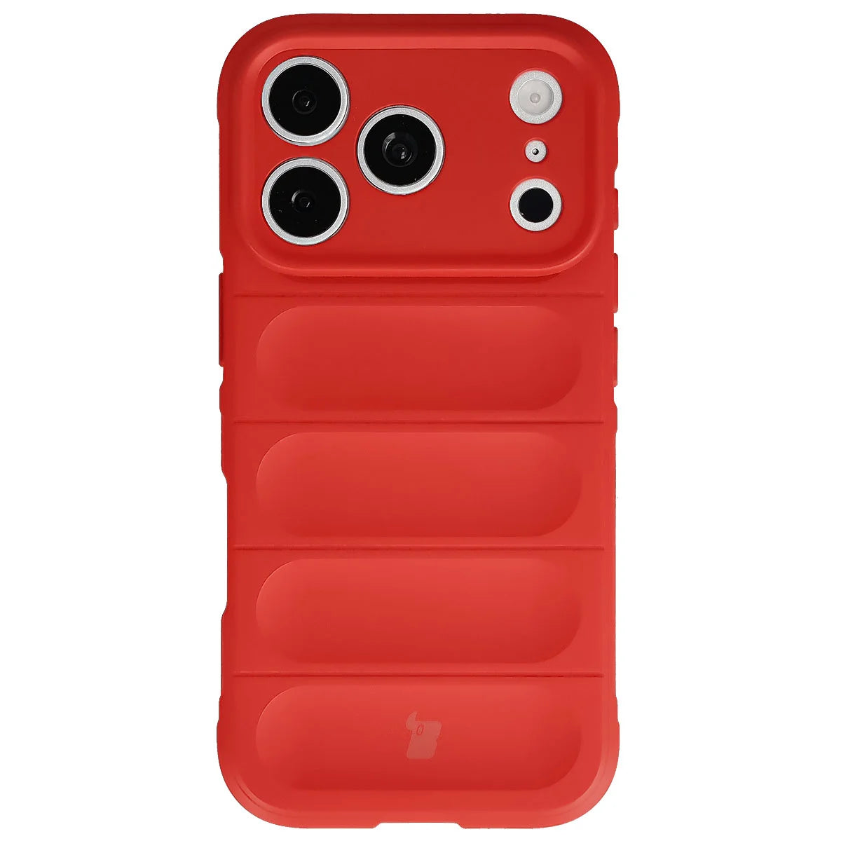 Robuste Handyhülle + gehärtetem Glas für iPhone 18 Pro / 17 Pro, Bizon Tur Pack, Rot (2/10)