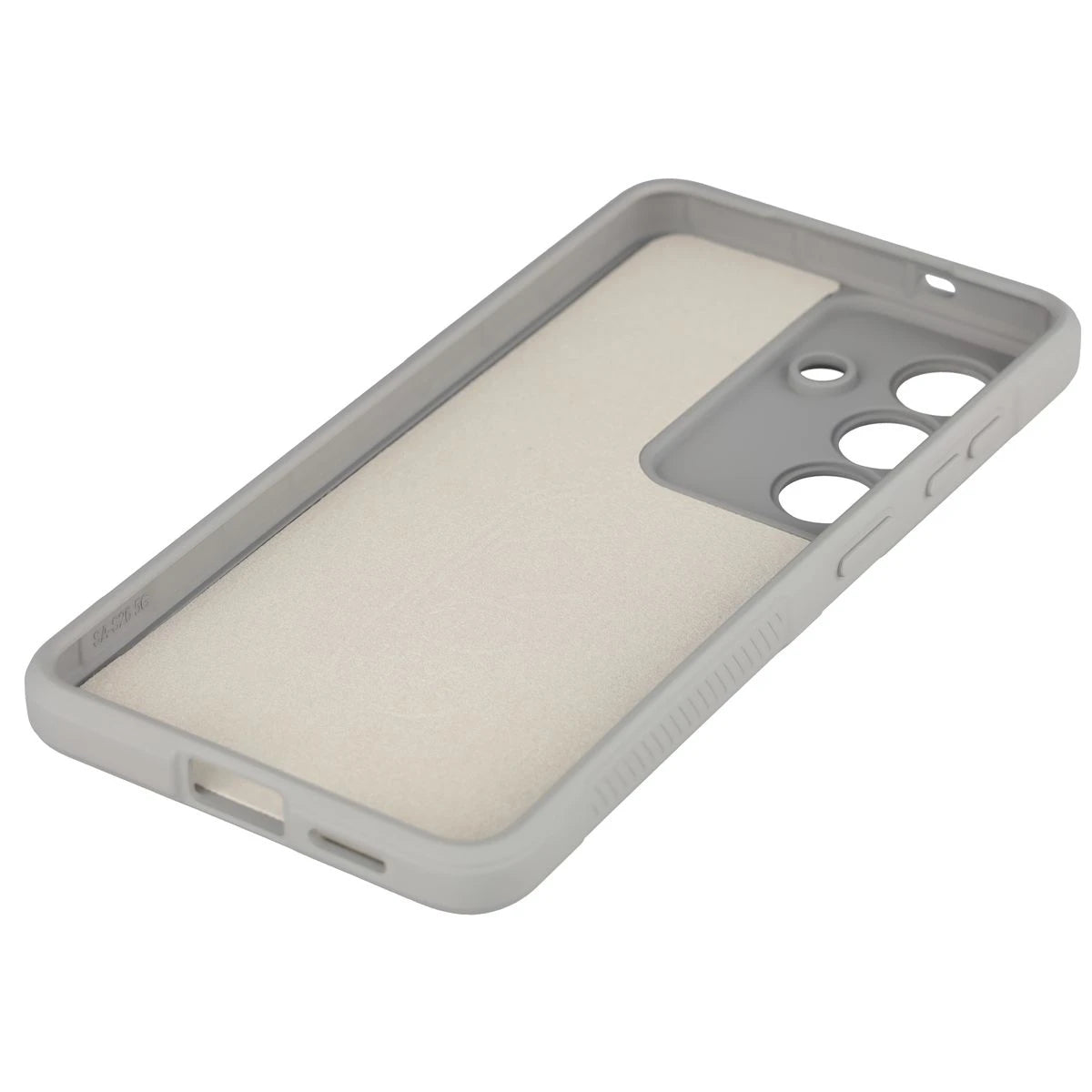 Robuste Handyhülle + gehärtetem Glas für Galaxy S26, Bizon Tur Pack, Hellgrau (4/10)
