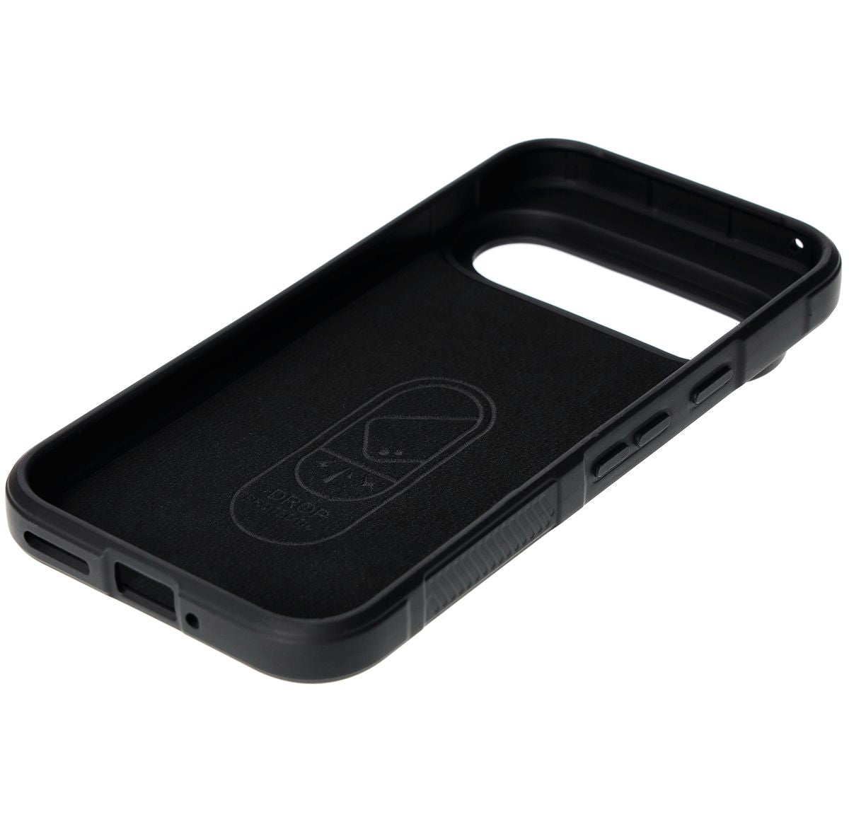 Robuste Handyhülle für Google Pixel 9, Bizon Case Tur, Schwarz