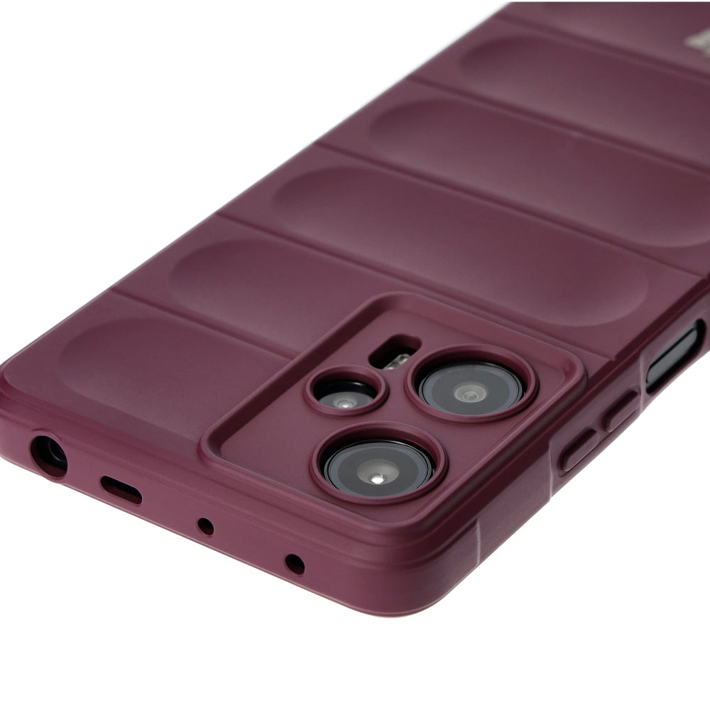 Robuste Handyhülle für Xiaomi Pocophone F5, Bizon Case Tur, Dunkelviolett