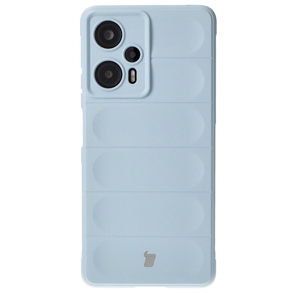 Robuste Handyhülle für Xiaomi Pocophone F5, Bizon Case Tur, Hellblau
