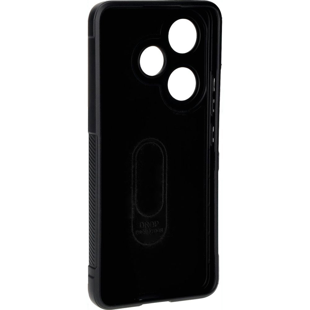 Robuste Handyhülle für Xiaomi Poco F6, Bizon Case Tur, Schwarz
