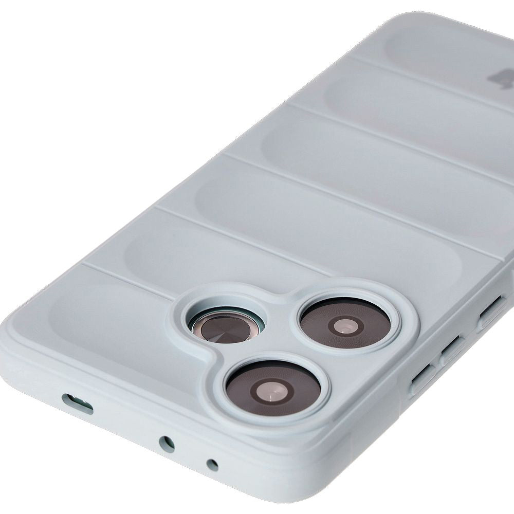 Robuste Handyhülle für Xiaomi Poco F6, Bizon Case Tur, Hellblau