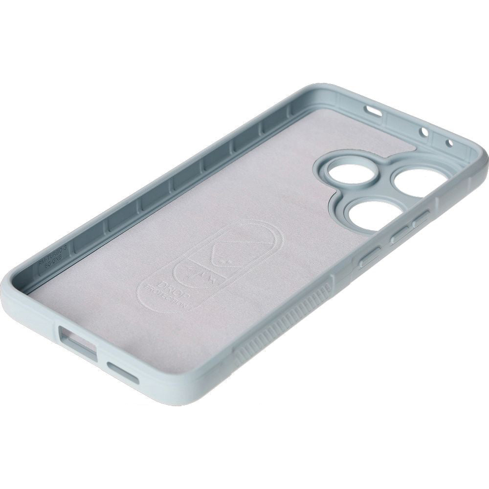 Robuste Handyhülle für Xiaomi Poco F6, Bizon Case Tur, Hellblau