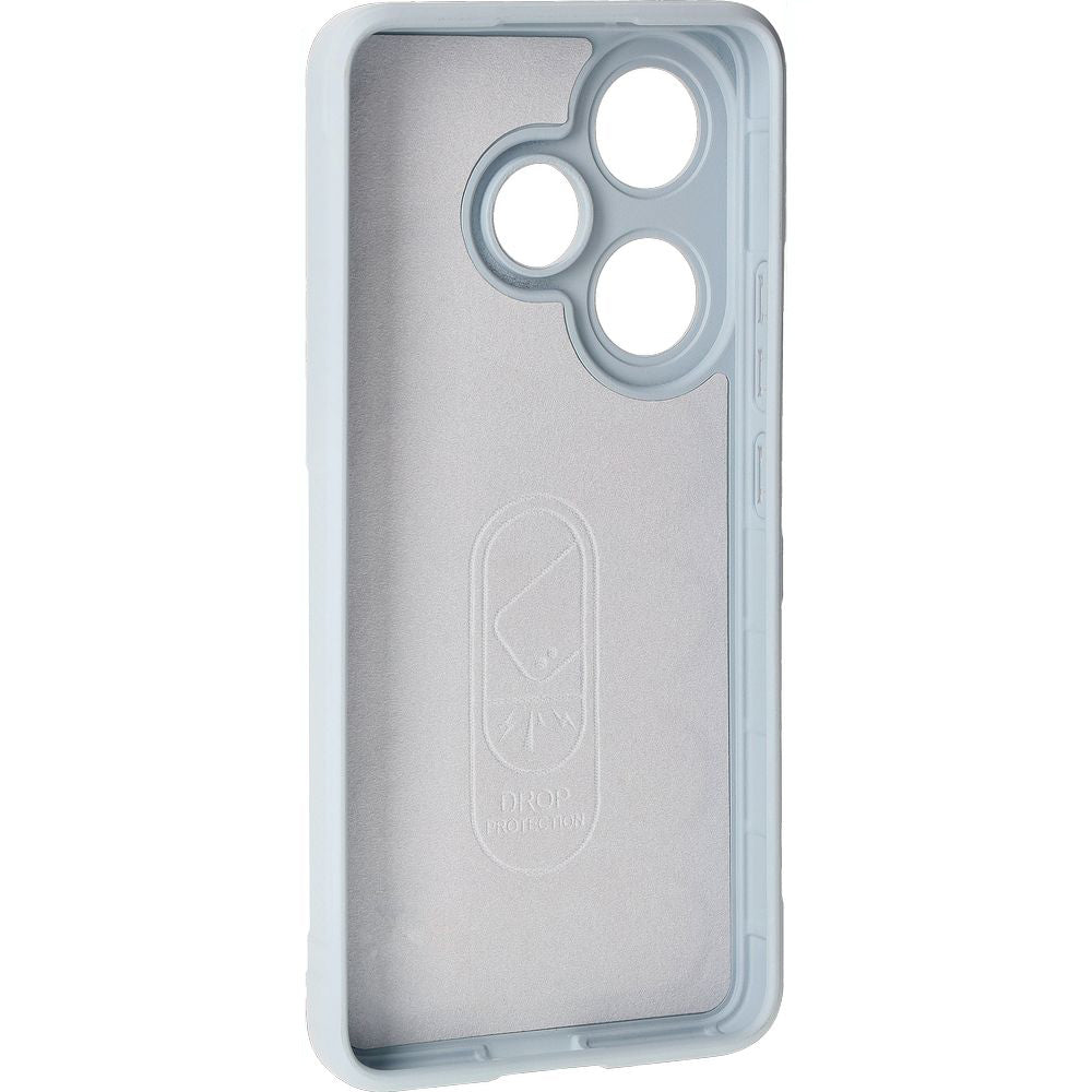 Robuste Handyhülle für Xiaomi Poco F6, Bizon Case Tur, Hellblau