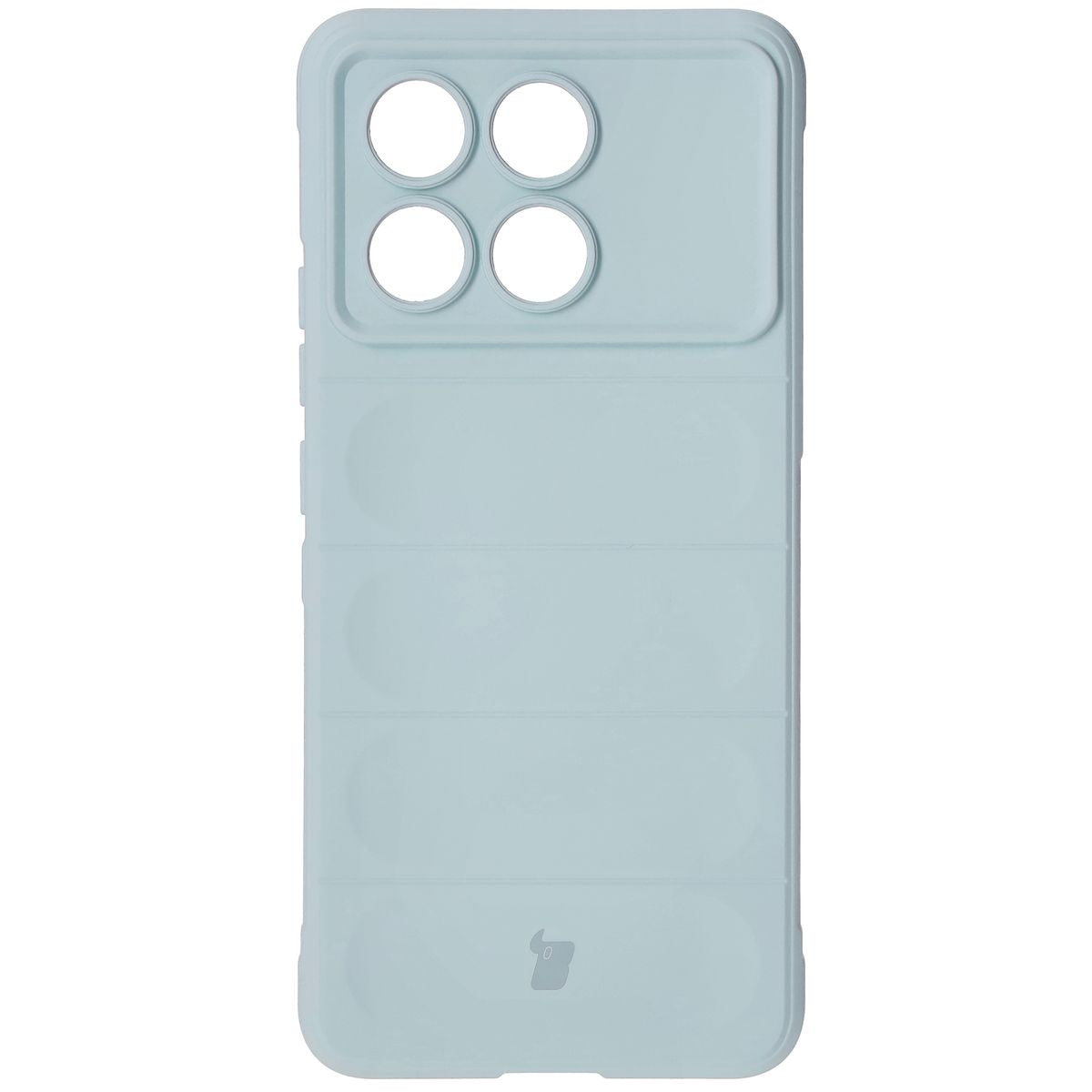 Robuste Handyhülle für Xiaomi Poco F6 Pro, Bizon Case Tur, Hellblau
