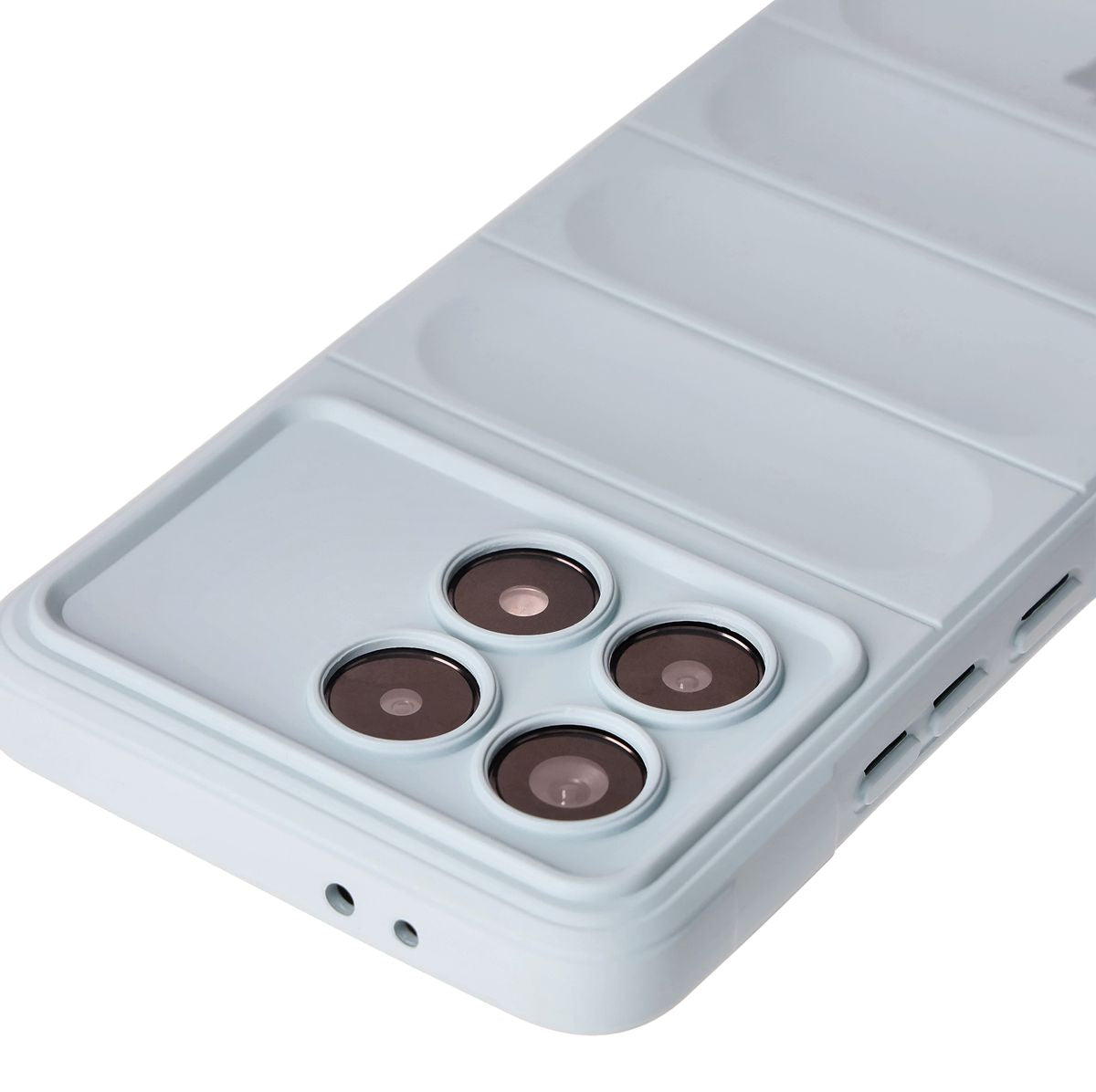 Robuste Handyhülle für Xiaomi Poco F6 Pro, Bizon Case Tur, Hellblau