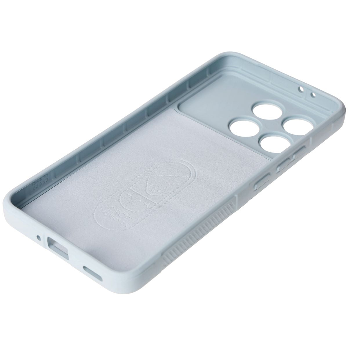 Robuste Handyhülle für Xiaomi Poco F6 Pro, Bizon Case Tur, Hellblau