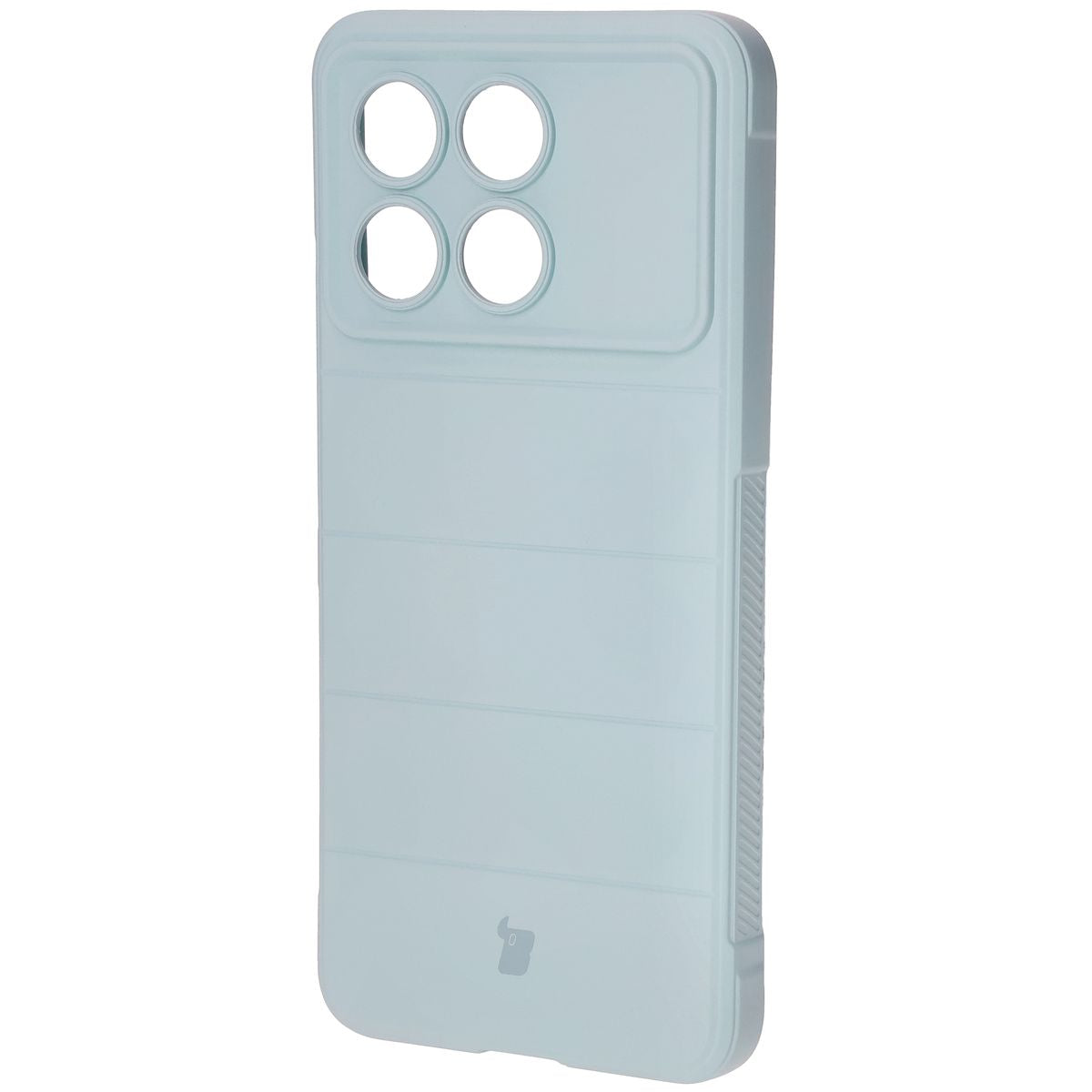 Robuste Handyhülle für Xiaomi Poco F6 Pro, Bizon Case Tur, Hellblau