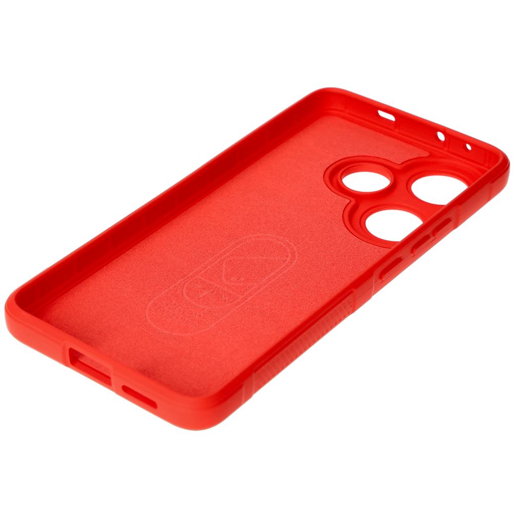Robuste Handyhülle für Xiaomi Poco F6, Bizon Case Tur, Rot