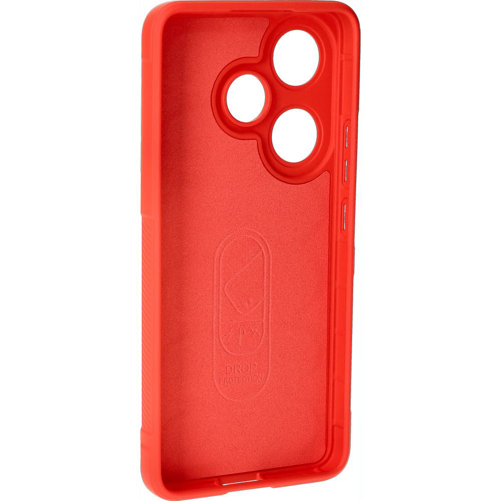 Robuste Handyhülle für Xiaomi Poco F6, Bizon Case Tur, Rot
