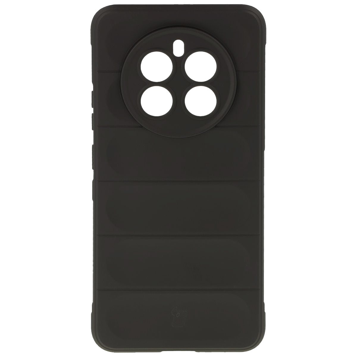 Robuste Handyhülle für Realme 12+, Bizon Case Tur, Schwarz