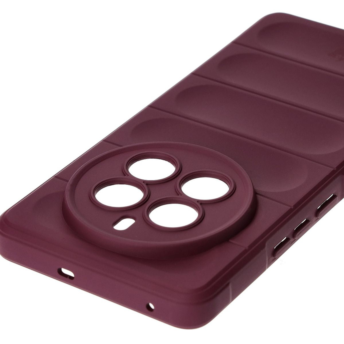 Robuste Schutzhülle für Realme 12 Pro / 12 Pro+, Bizon Case Tur, Burgunderrot