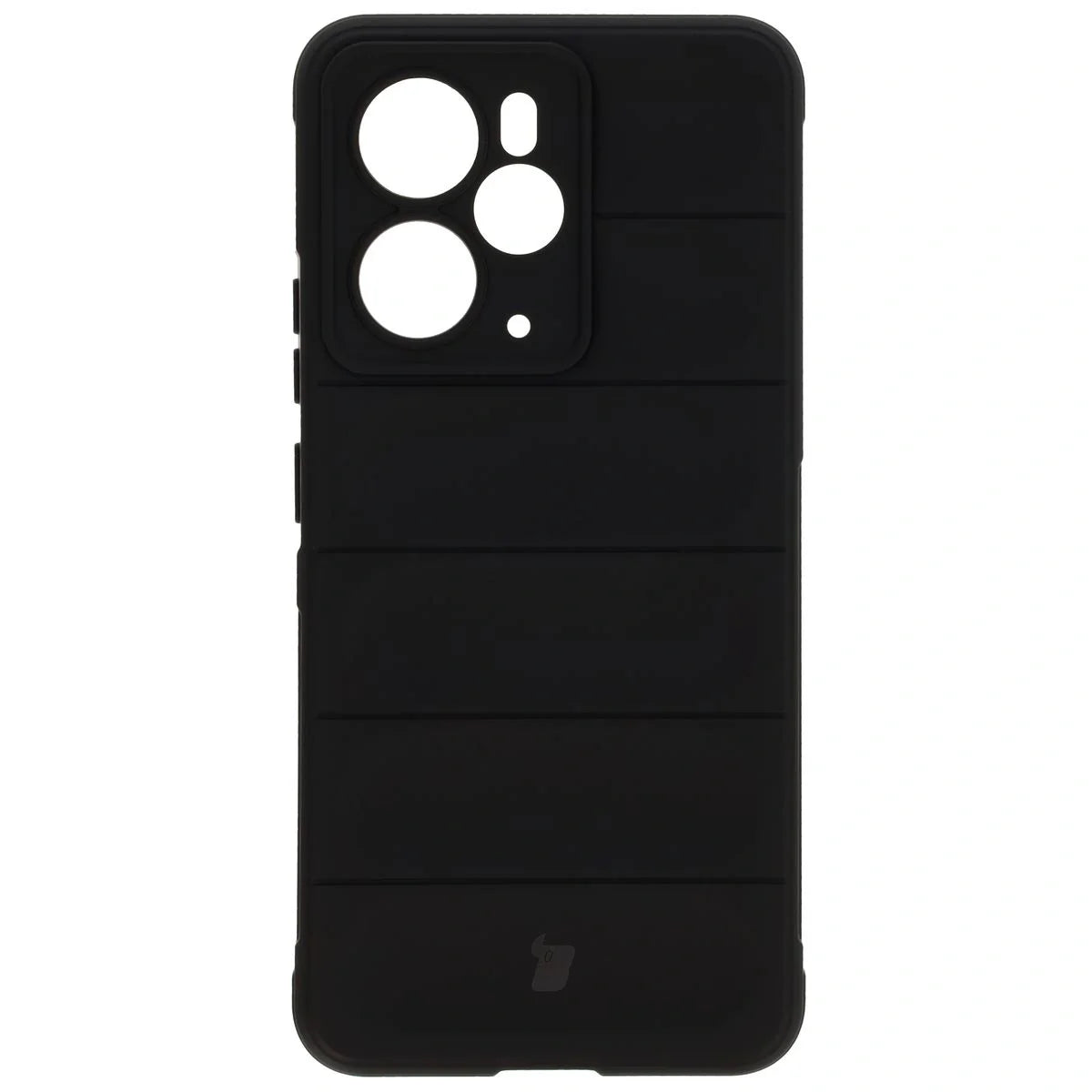 Robuste Handyhülle für Realme 14 5G, Bizon Case Tur, Schwarz