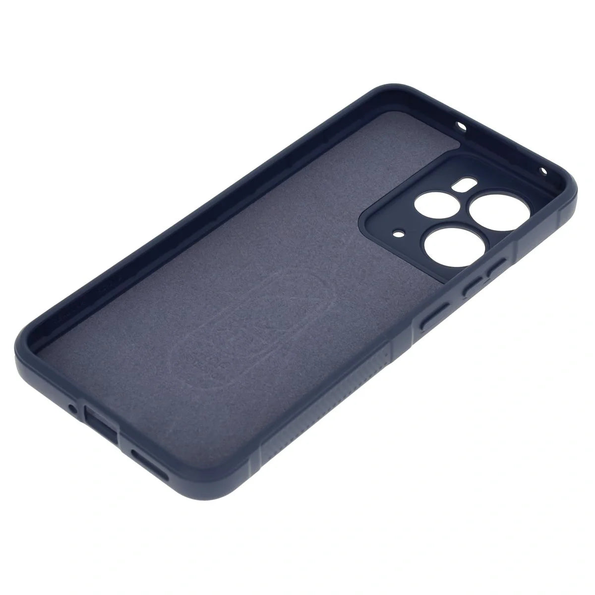 Robuste Handyhülle für Realme 14 5G, Bizon Case Tur, Dunkelblau