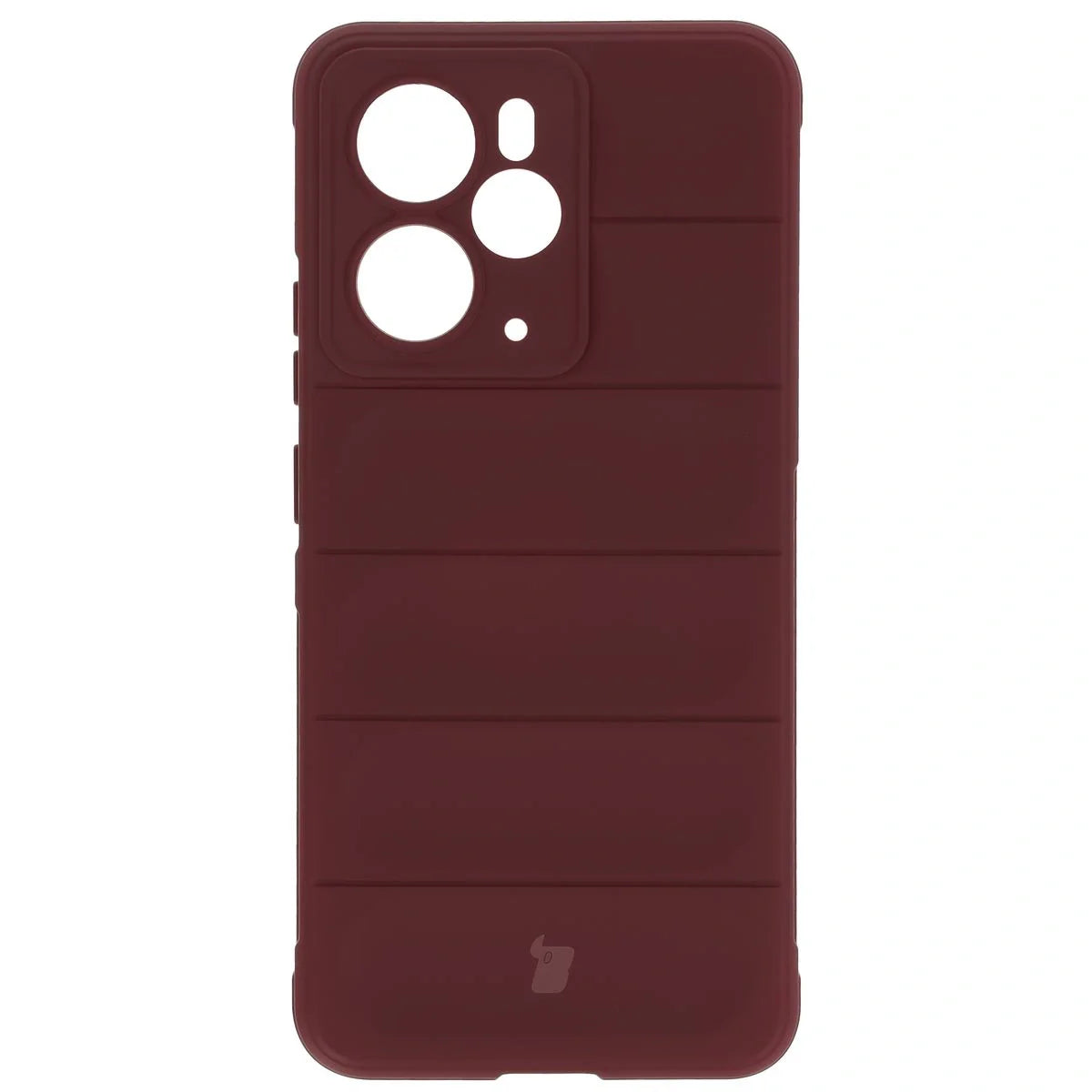 Robuste Handyhülle für Realme 14 5G, Bizon Case Tur, Burgunderrot