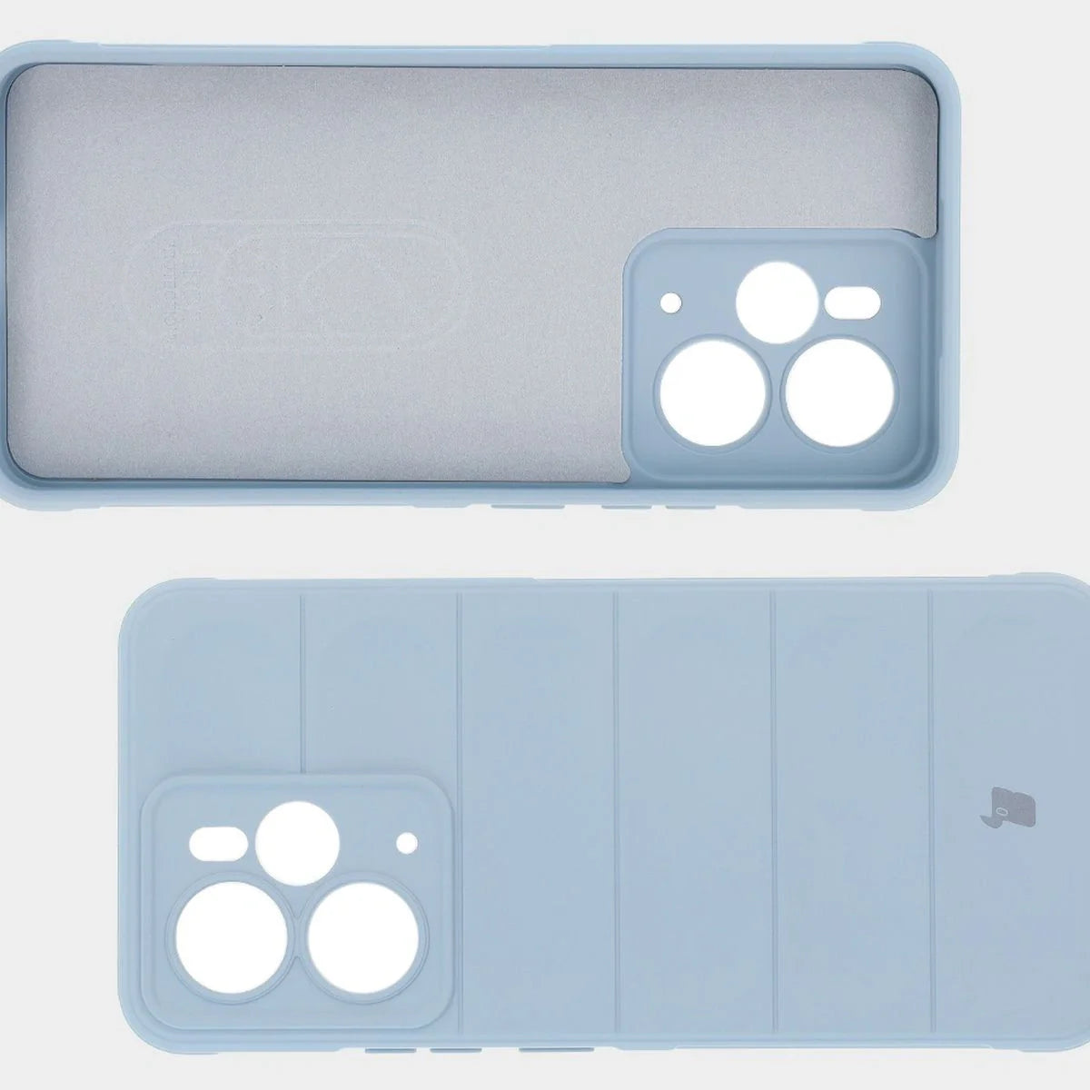 Robuste Handyhülle für Realme 14 5G, Bizon Case Tur, Hellblau
