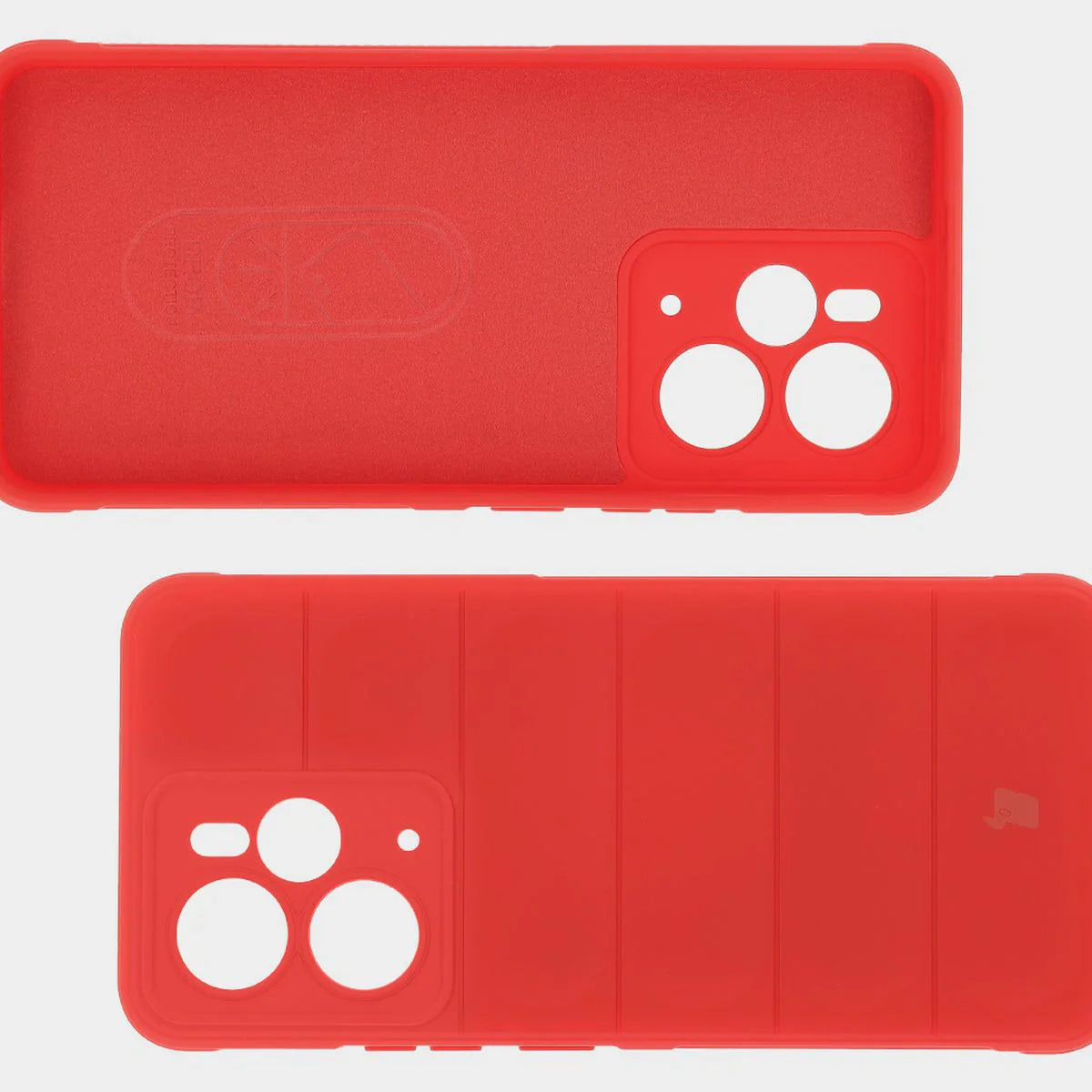 Robuste Handyhülle für Realme 14 5G, Bizon Case Tur, Rot
