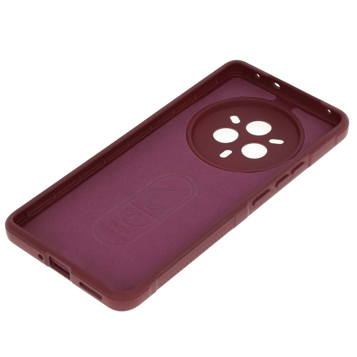 Robuste Handyhülle für Realme 14 Pro 5G, Bizon Case Tur, Burgunderrot