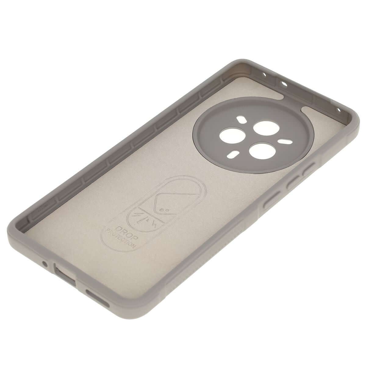 Robuste Handyhülle für Realme 14 Pro 5G, Bizon Case Tur, Hellgrau