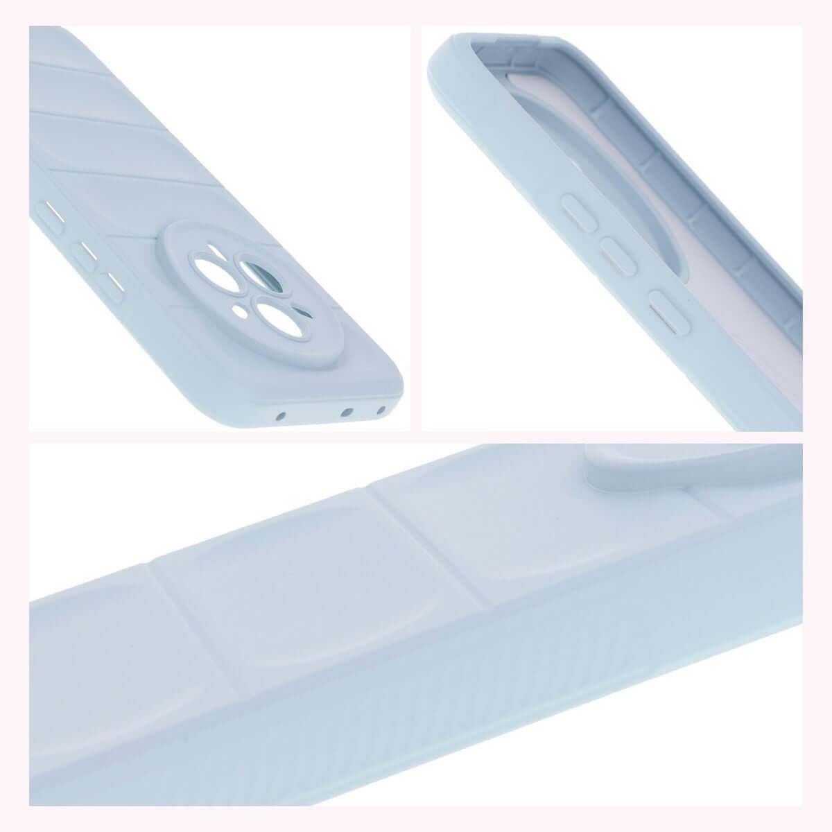 Robuste Handyhülle für Realme 14 Pro Plus 5G, Bizon Case Tur, Hellblau