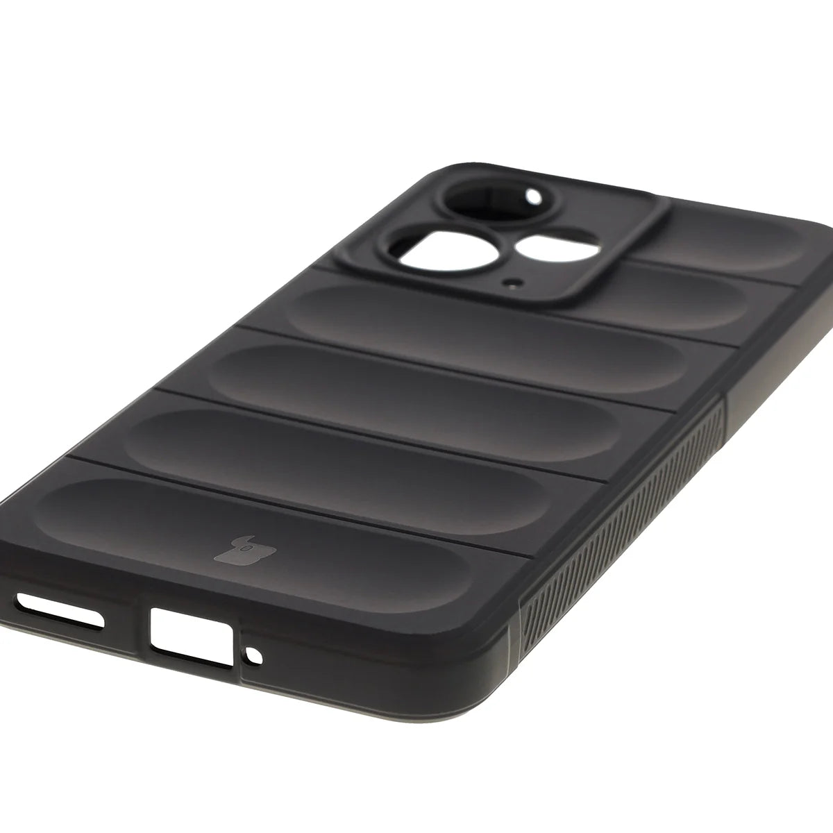 Robuste Handyhülle für Realme 14T 5G, Bizon Case Tur, Schwarz
