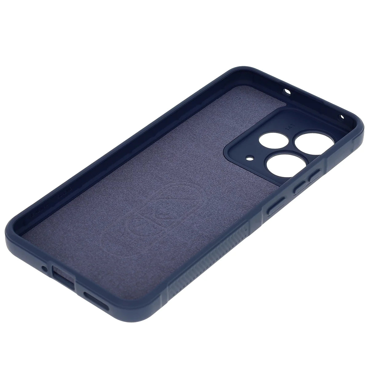 Robuste Handyhülle für Realme 14T 5G, Bizon Case Tur, Dunkelblau