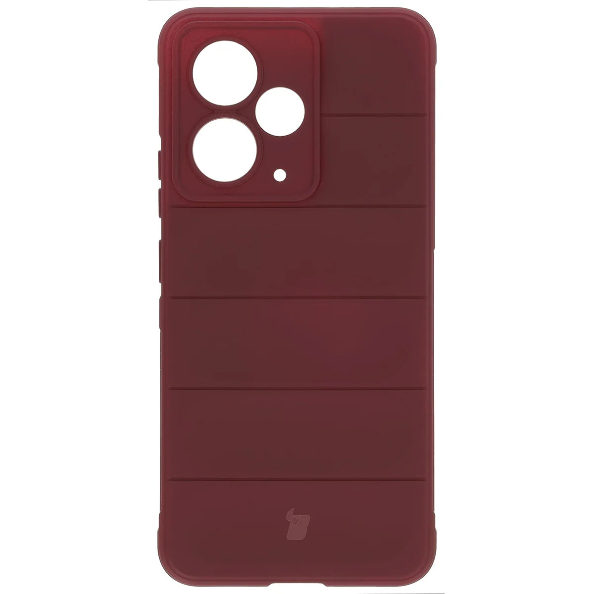 Robuste Handyhülle für Realme 14T 5G, Bizon Case Tur, Burgunderrot