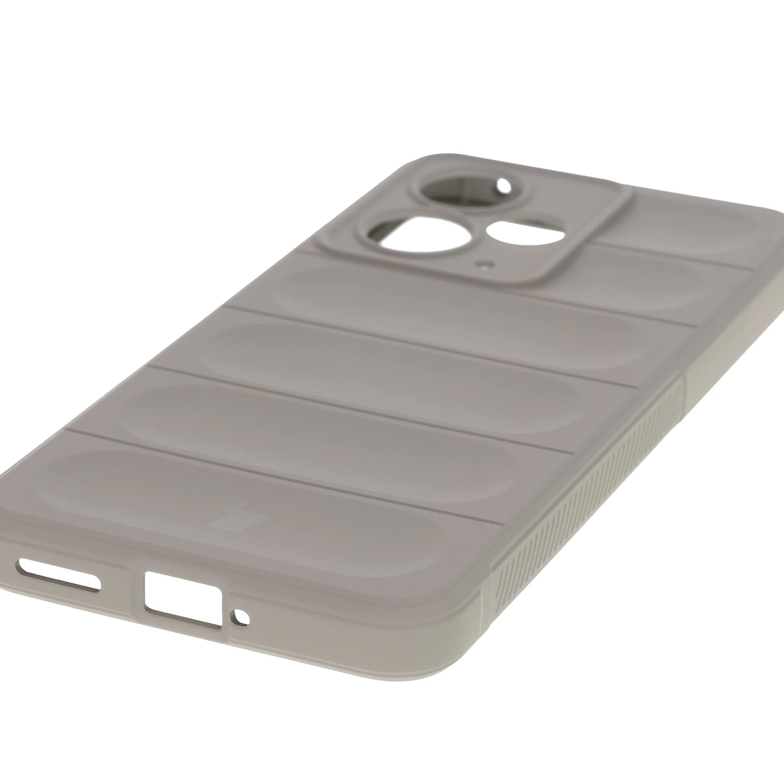 Robuste Handyhülle für Realme 14T 5G, Bizon Case Tur, Hellgrau