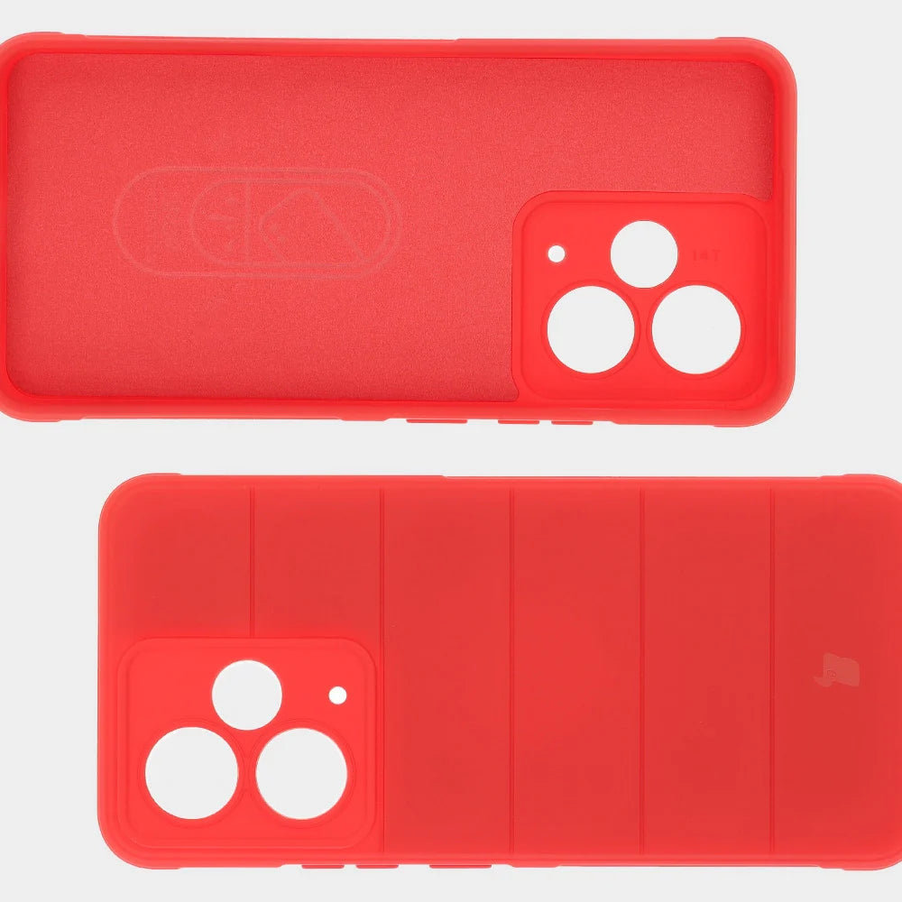 Robuste Handyhülle für Realme 14T 5G, Bizon Case Tur, Rot