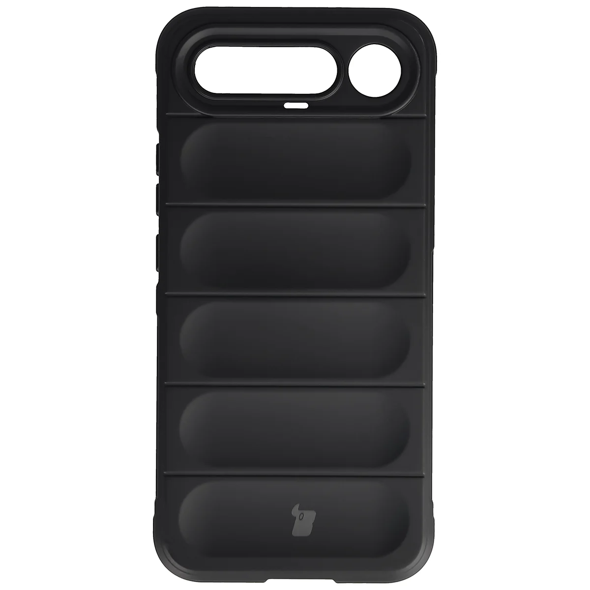 Robuste Handyhülle für Realme 16 5G, Bizon Case Tur, Schwarz