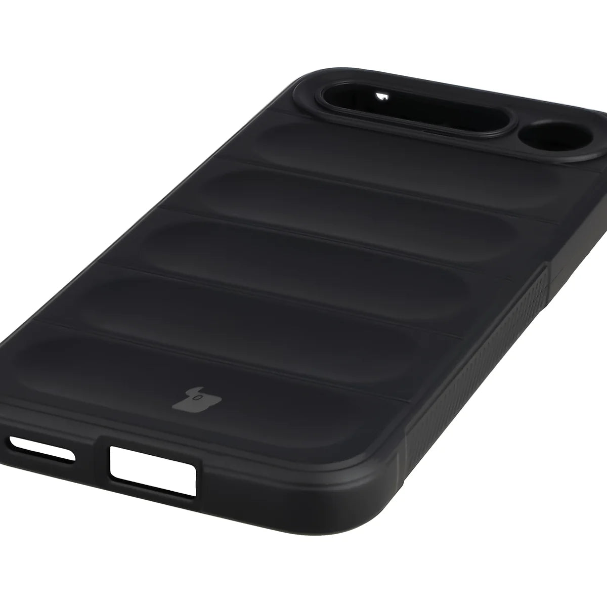Robuste Handyhülle für Realme 16 5G, Bizon Case Tur, Schwarz