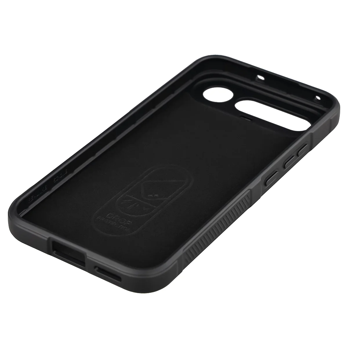Robuste Handyhülle für Realme 16 5G, Bizon Case Tur, Schwarz