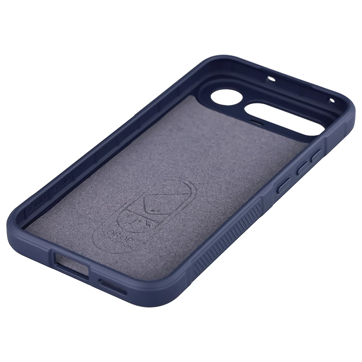 Robuste Handyhülle für Realme 16 5G, Bizon Case Tur, Dunkelblau