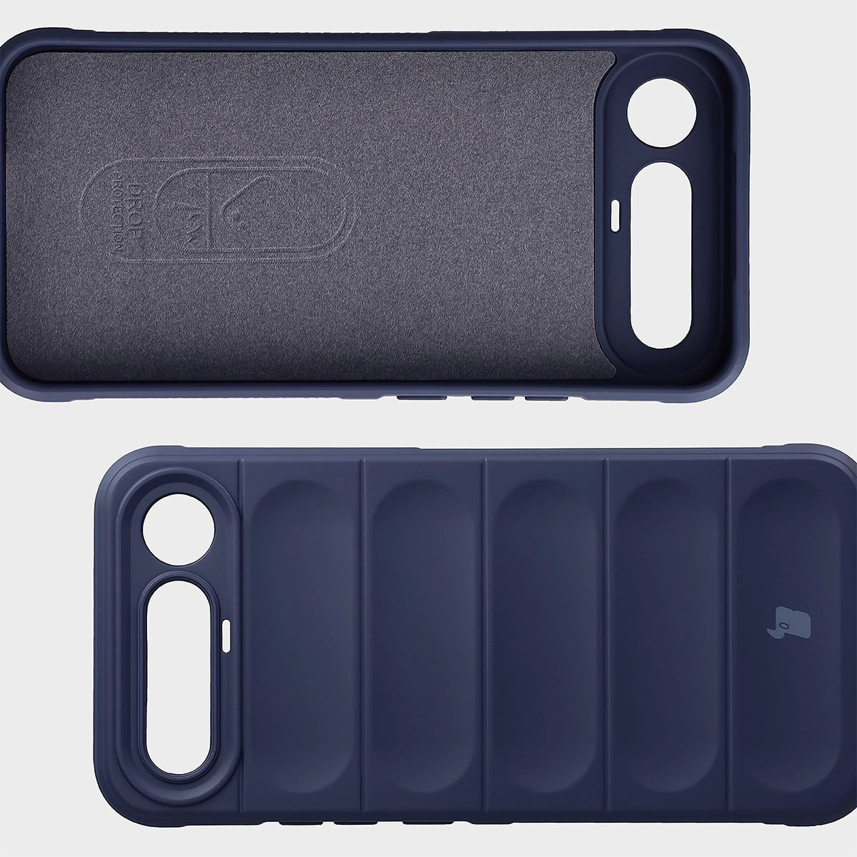 Robuste Handyhülle für Realme 16 5G, Bizon Case Tur, Dunkelblau