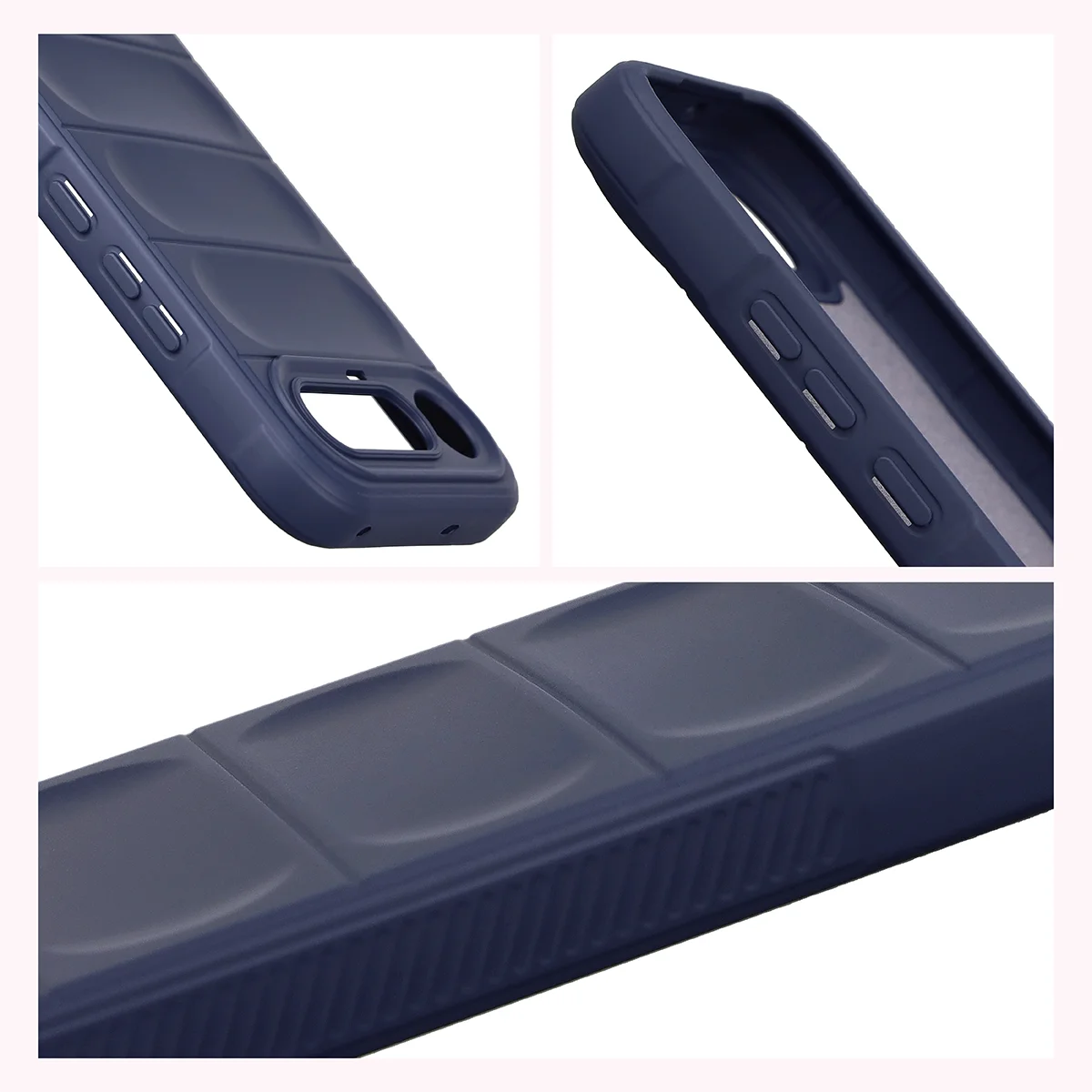 Robuste Handyhülle für Realme 16 5G, Bizon Case Tur, Dunkelblau